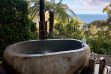 Natural Granite Stone Bath designed for two